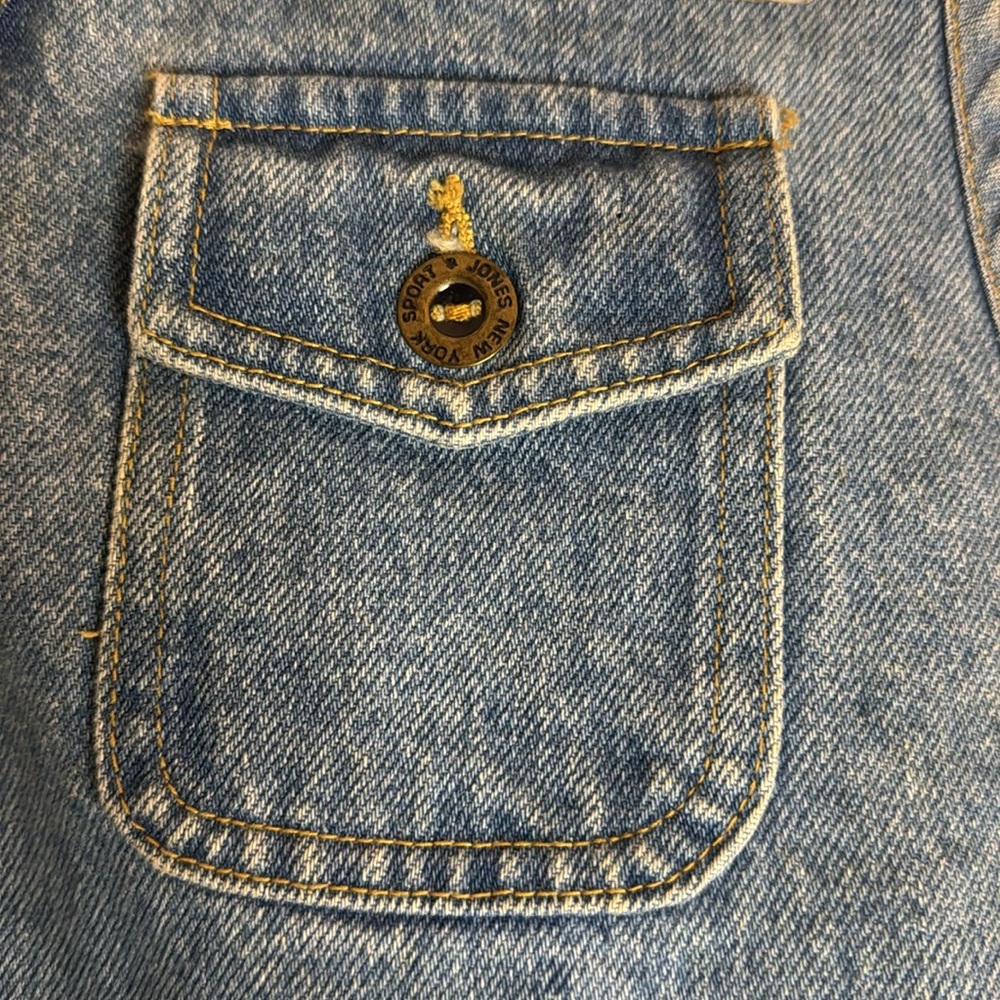 Vintage Harley-Davidson Custom Patch Denim Vest Y2K Biker Style Women’s‎ M - Picture 6 of 15